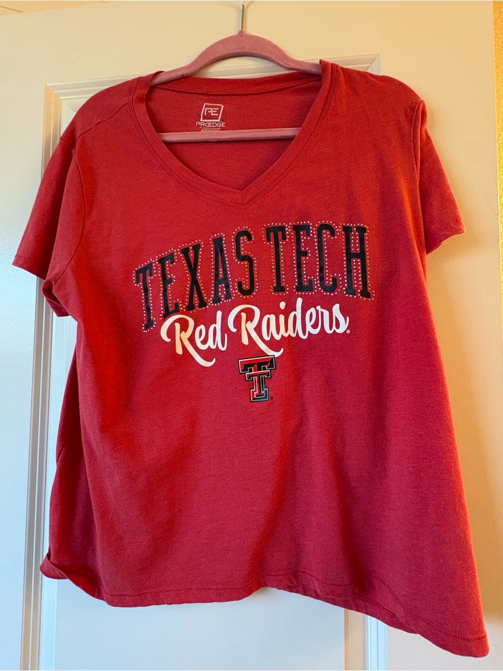 Pro Edge Texas Tech Red Raiders Red Short Sleeve Tee